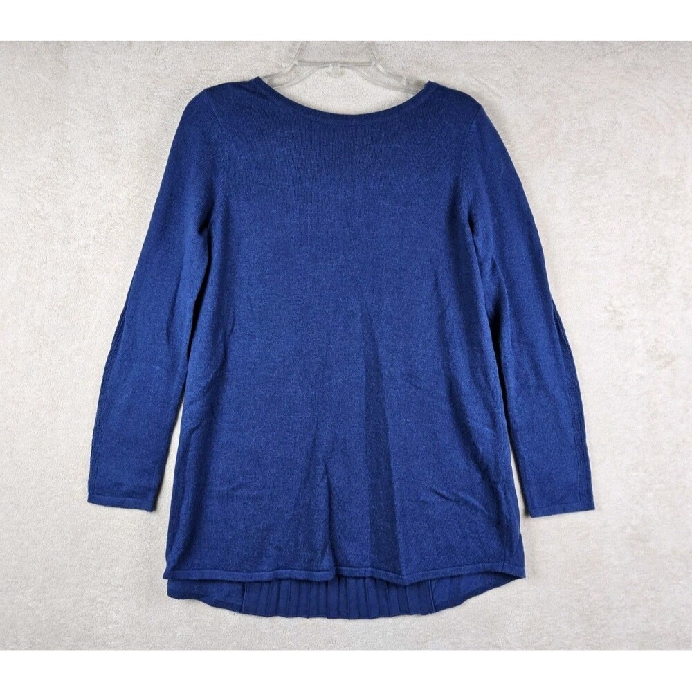 Soft Surroundings Women's Long Sleeve Multi Media Tie Back Sweater Size XS